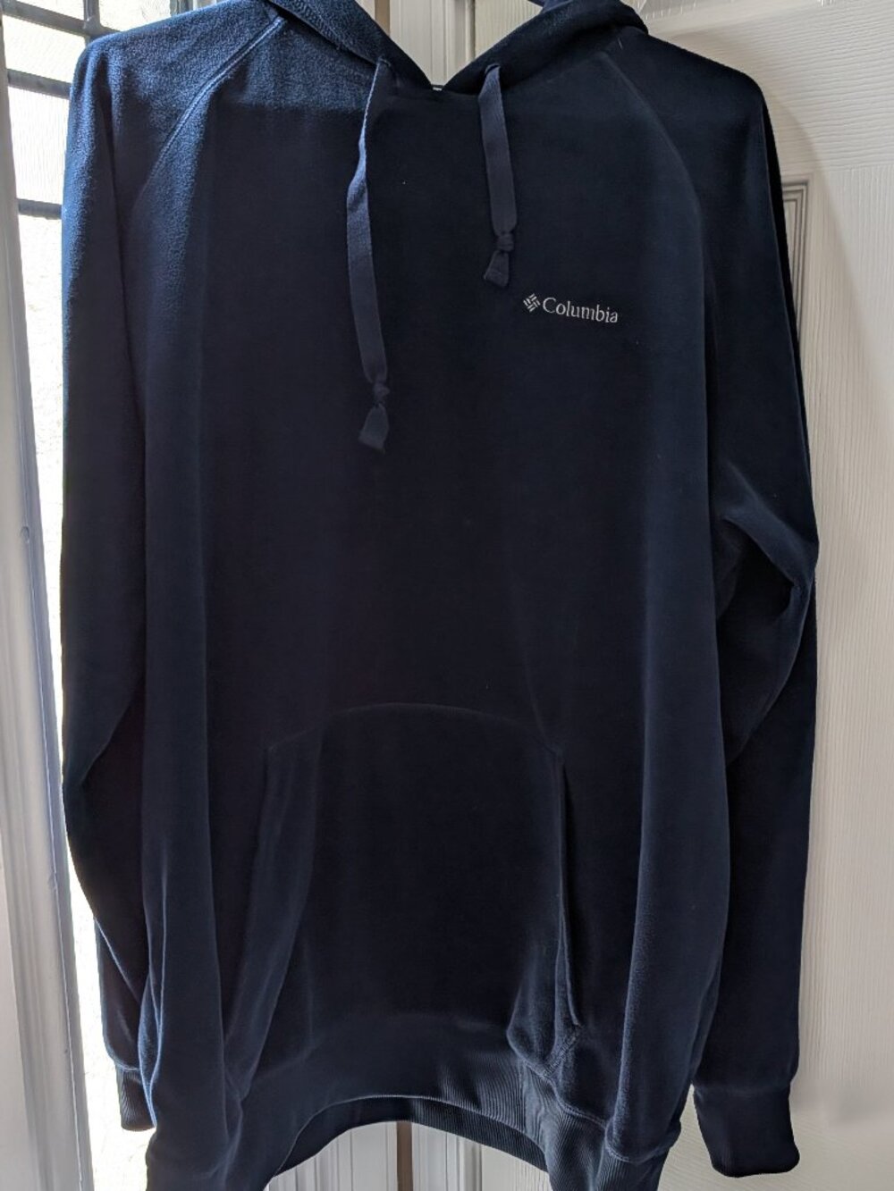 Columbia Deep Navy Plush Fleece Hoodie Pullover Jacket - Never been worn